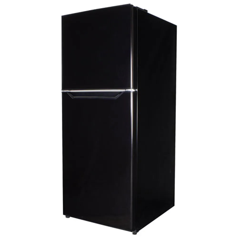 Danby 24" 10.1 Cu. Ft. Top Freezer Refrigerator with LED Lighting (DFF101B1BDB) - Black