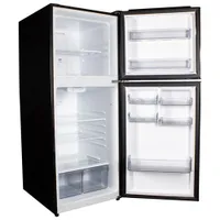 Danby 24" 10.1 Cu. Ft. Top Freezer Refrigerator with LED Lighting (DFF101B1BDB) - Black