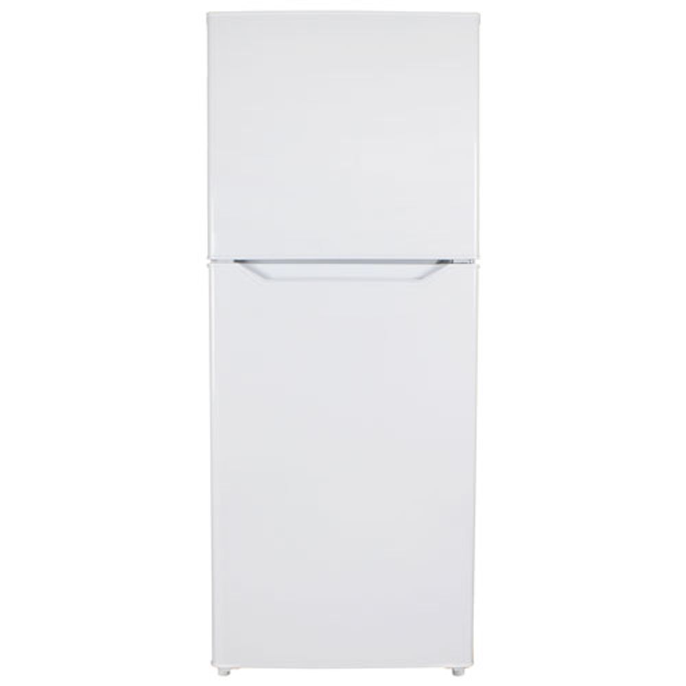 Danby 24" 10.1 Cu. Ft. Top Freezer Refrigerator with LED Lighting (DFF101B1WDB) - White