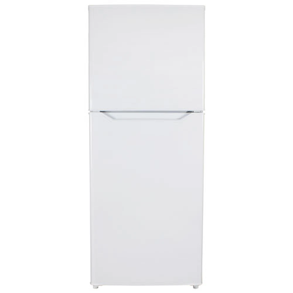 Danby 24" 10.1 Cu. Ft. Top Freezer Refrigerator with LED Lighting (DFF101B1WDB) - White