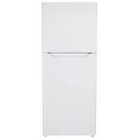 Danby 24" 10.1 Cu. Ft. Top Freezer Refrigerator with LED Lighting (DFF101B1WDB) - White