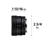 Sony FE 50mm f/2.5 AF Full-Frame Prime G Lens - Black