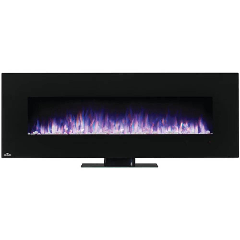 Napoleon 60" Electric Wall-Mounted Fireplace - 5000 BTU - Black