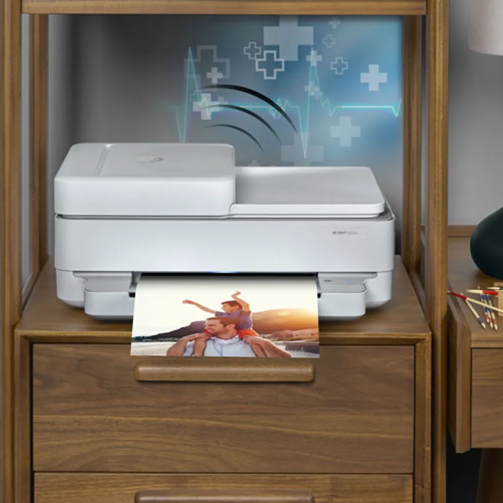 HP ENVY 6455e Wireless All-In-One Inkjet Printer - HP Instant Ink 3-Month Free Trial Included*