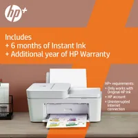 HP DeskJet 4155e Wireless All-In-One Inkjet Printer - HP Instant Ink 3-Month Free Trial Included*