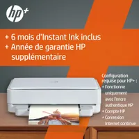 HP ENVY 6055e Wireless All-In-One Inkjet Printer - HP Instant Ink 3-Month Free Trial Included*