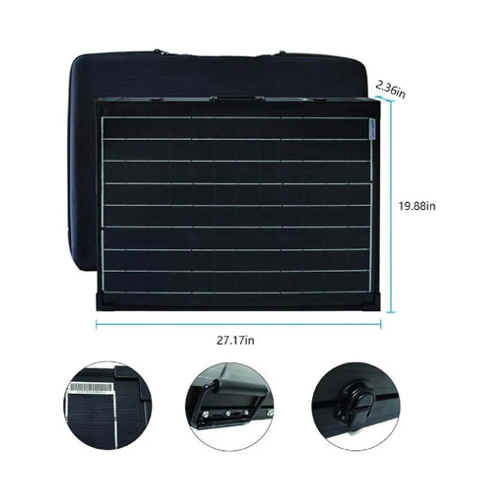 ACOPOWER Lightweight Foldable Solar Panel Kit (HY-PLK-100WPX20A) - 100W