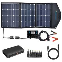 ACOPOWER Foldable Solar Panel Kits with 20A Charge Controller (HY-LTK-3x40WPX20A) - 120W