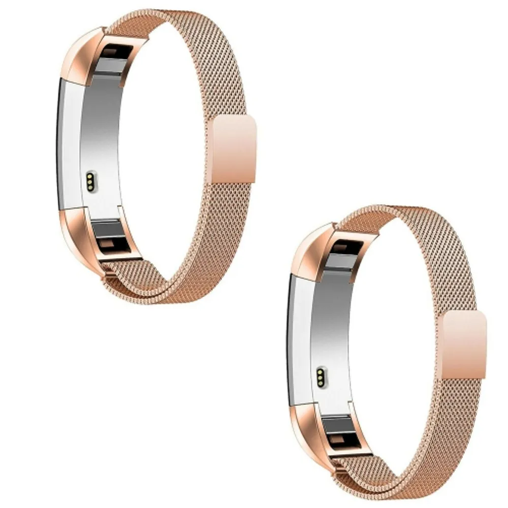 ISTAR Pack Magnet Watch Wrist Band For FitBit Alta HR Ace (Rose Gold/Large) | Galeries de la Capitale