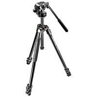 Ensemble de trépied à 3 sections 290 Xtra Alu de Manfrotto (MK290XTA2W) - Noir