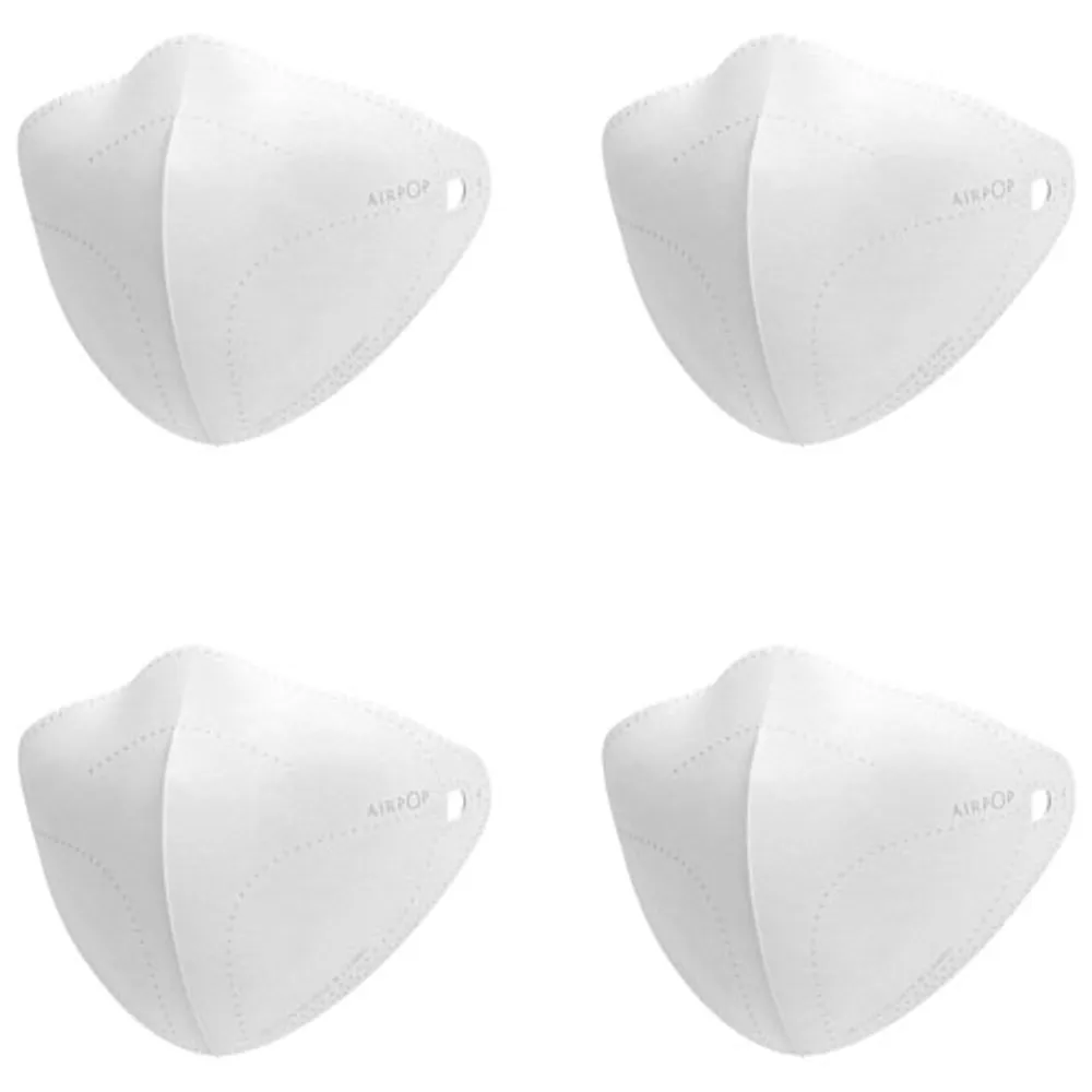 AirPop Replacement Filter for Original/Active Soft Shell Face Masks - 4 Pack