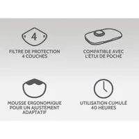 AirPop Pocket Face Mask Storage Case - Black