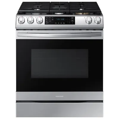 Samsung 30" 6.0 Cu. Ft. True Convection Range (NX60T8511SS/AA) -Stainless - Open Box - Scratch & Dent