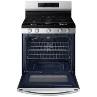 Samsung 30" 6.0 Cu. Ft. Fan Convection Freestanding Gas Air Fry Range (NX60A6511SS) - Stainless