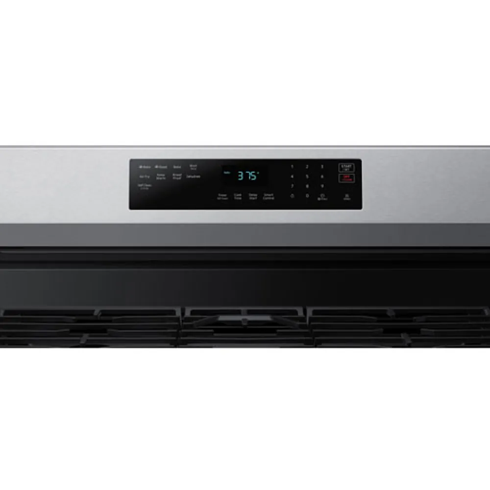 Cuisinière gaz autonome ventilateur convection friture air 6 pi³ 30 po Samsung (NX60A6511SS) - Inox