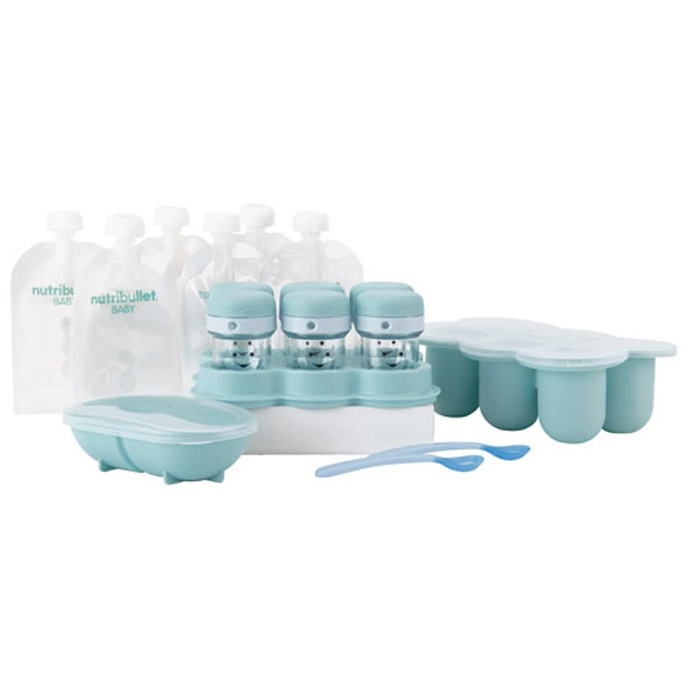 NutriBullet Baby Meal Prep Kit - Teal/White