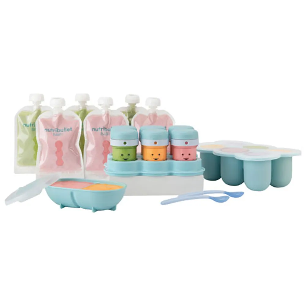 NutriBullet Baby Meal Prep Kit - Teal/White