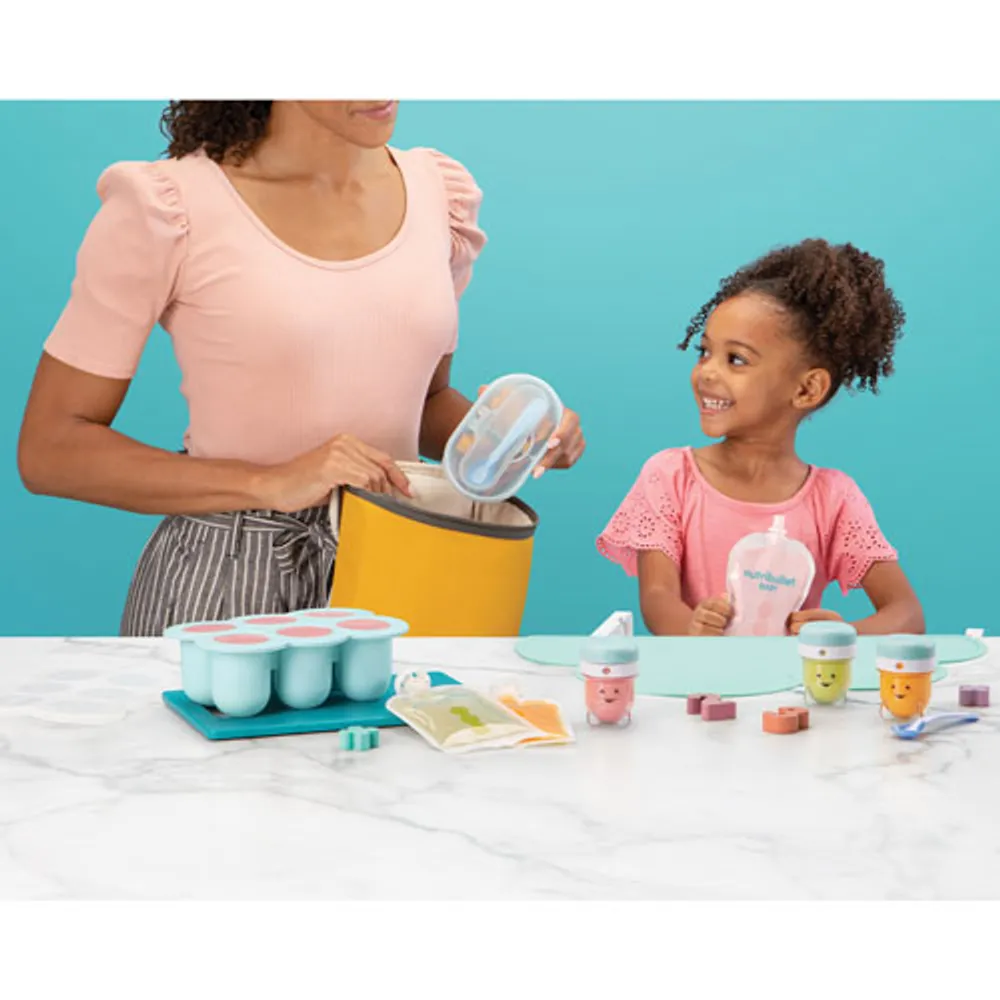 NutriBullet Baby Meal Prep Kit - Teal/White