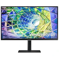 Samsung ViewFinity S8 32" 4K Ultra HD 60Hz 5ms GTG VA LCD Monitor (LS32A804NMNXGO) - Black