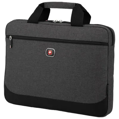 Wenger Textured Fabric 14" Laptop Sleeve - Grey/Black