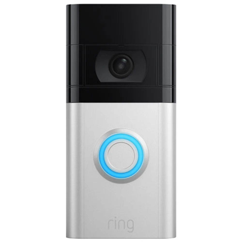 Ring Wi-Fi Video Doorbell 4 - Satin Nickel