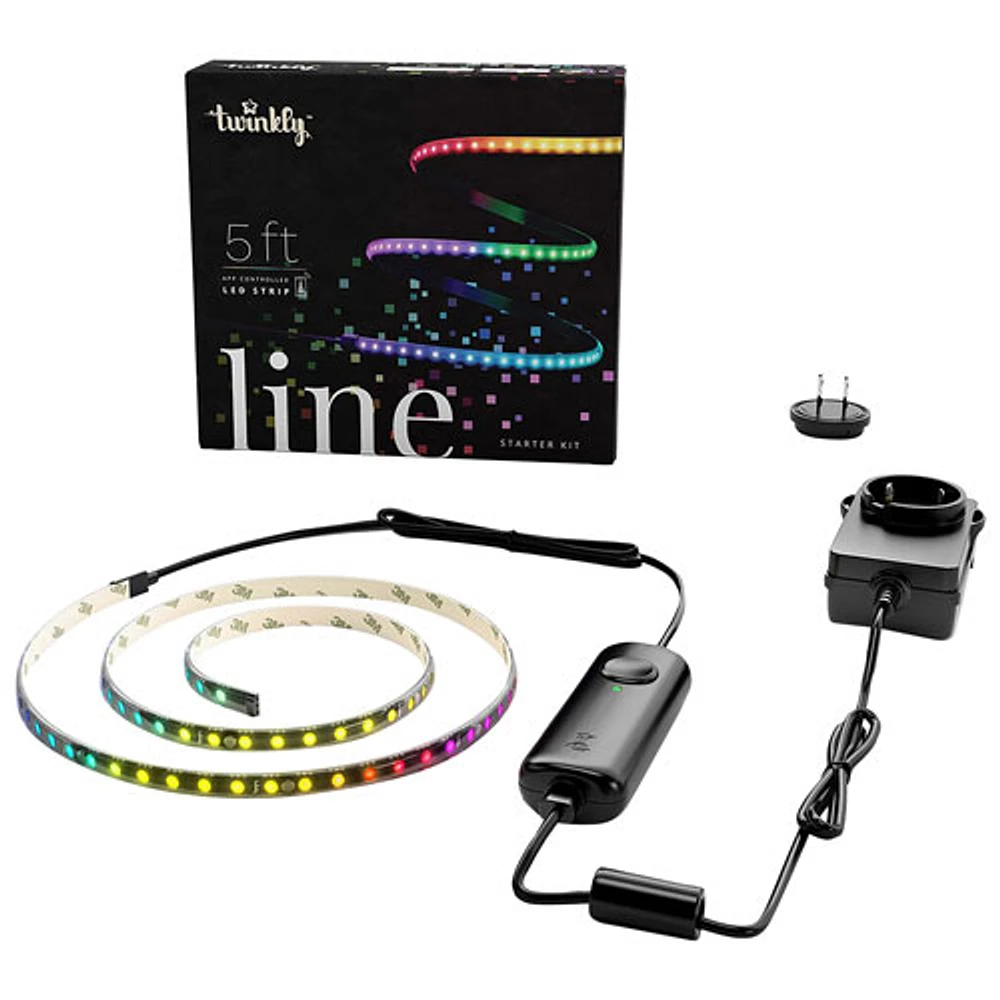 Twinkly Line Smart 1.5m (5 ft.) RGB LED Light Strip - 600 Lights