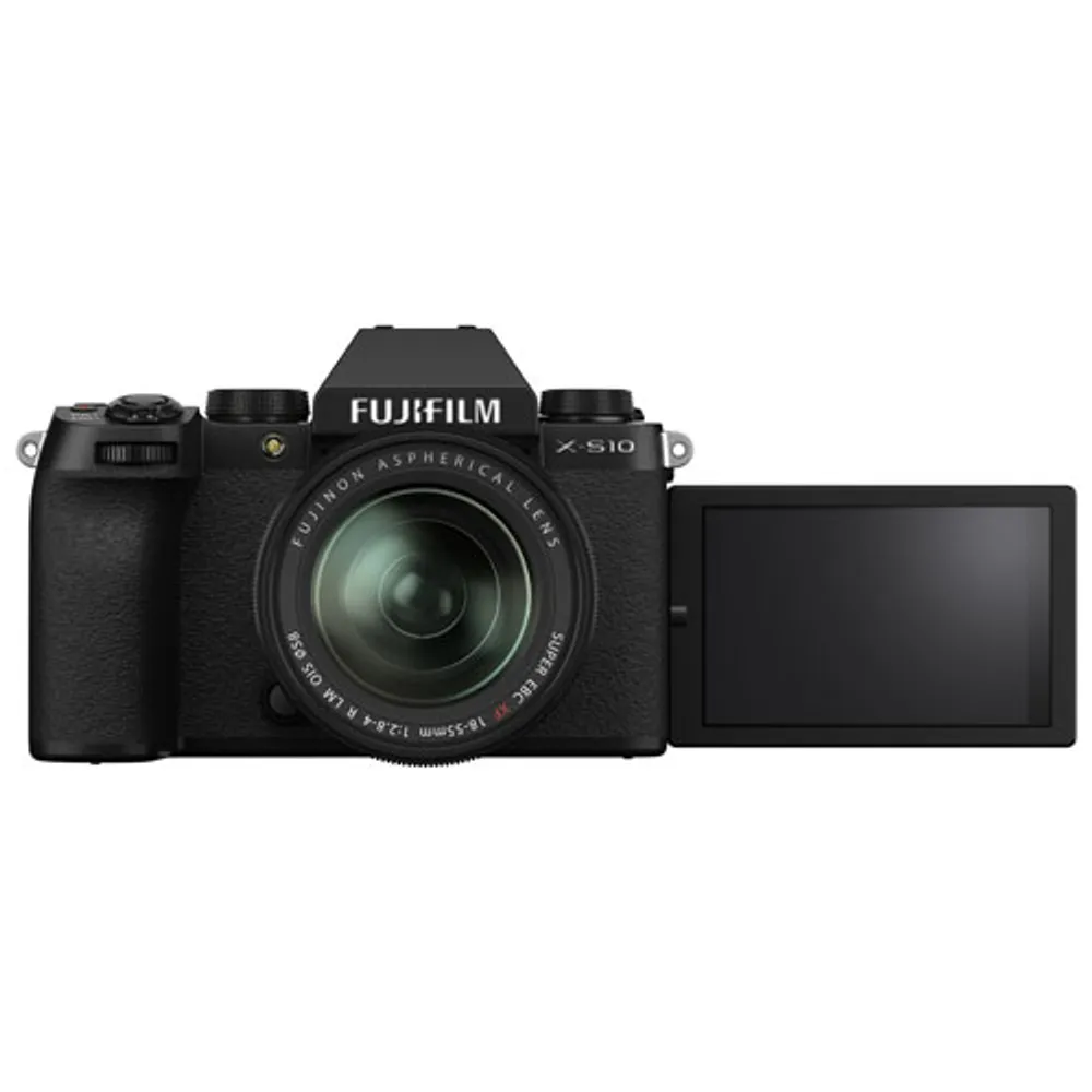 Fujifilm X-S10 Mirrorless Camera with 18-55mm R Lens Kit