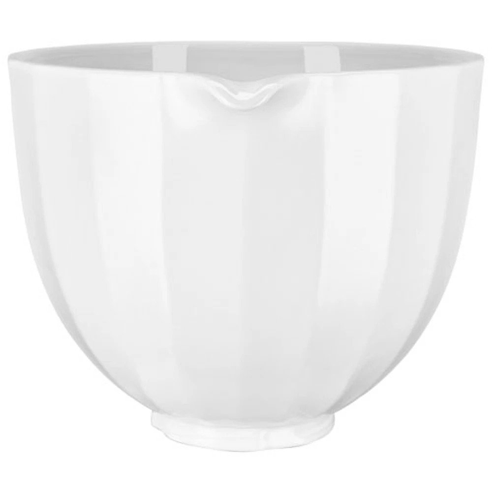 KitchenAid 5Qt Ceramic Stand Mixer Bowl - White Shell