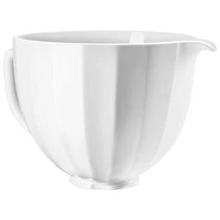 KitchenAid 5Qt Ceramic Stand Mixer Bowl - White Shell