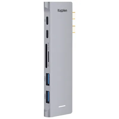 Concentrateur 7-en-2 USB-C double de Kopplen (HUB-C30SGR)