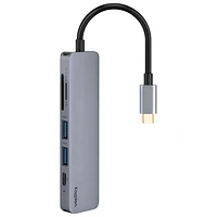 Concentrateur 6-en-1 USB-C de Kopplen (HUB-C31SGR)