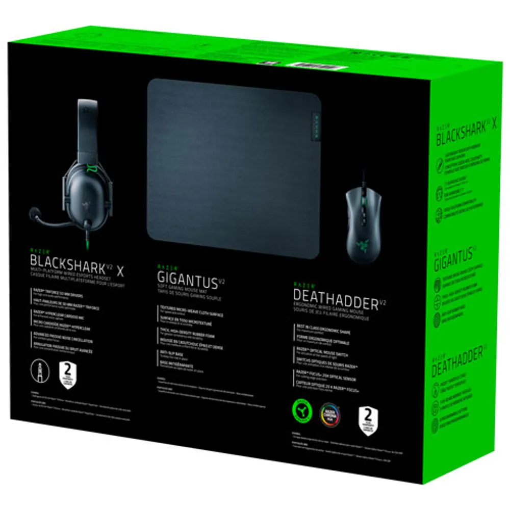 Razer Battle Gaming Bundle with Mouse, Headset & Mouse Mat