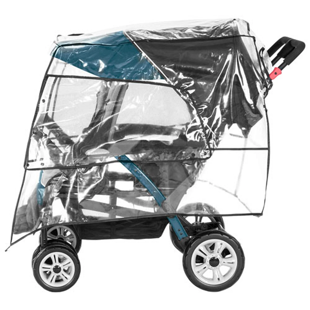 Foundations Rain Cover Shield for Triple Strollers - Clear