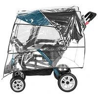 Foundations Rain Cover Shield for Triple Strollers - Clear