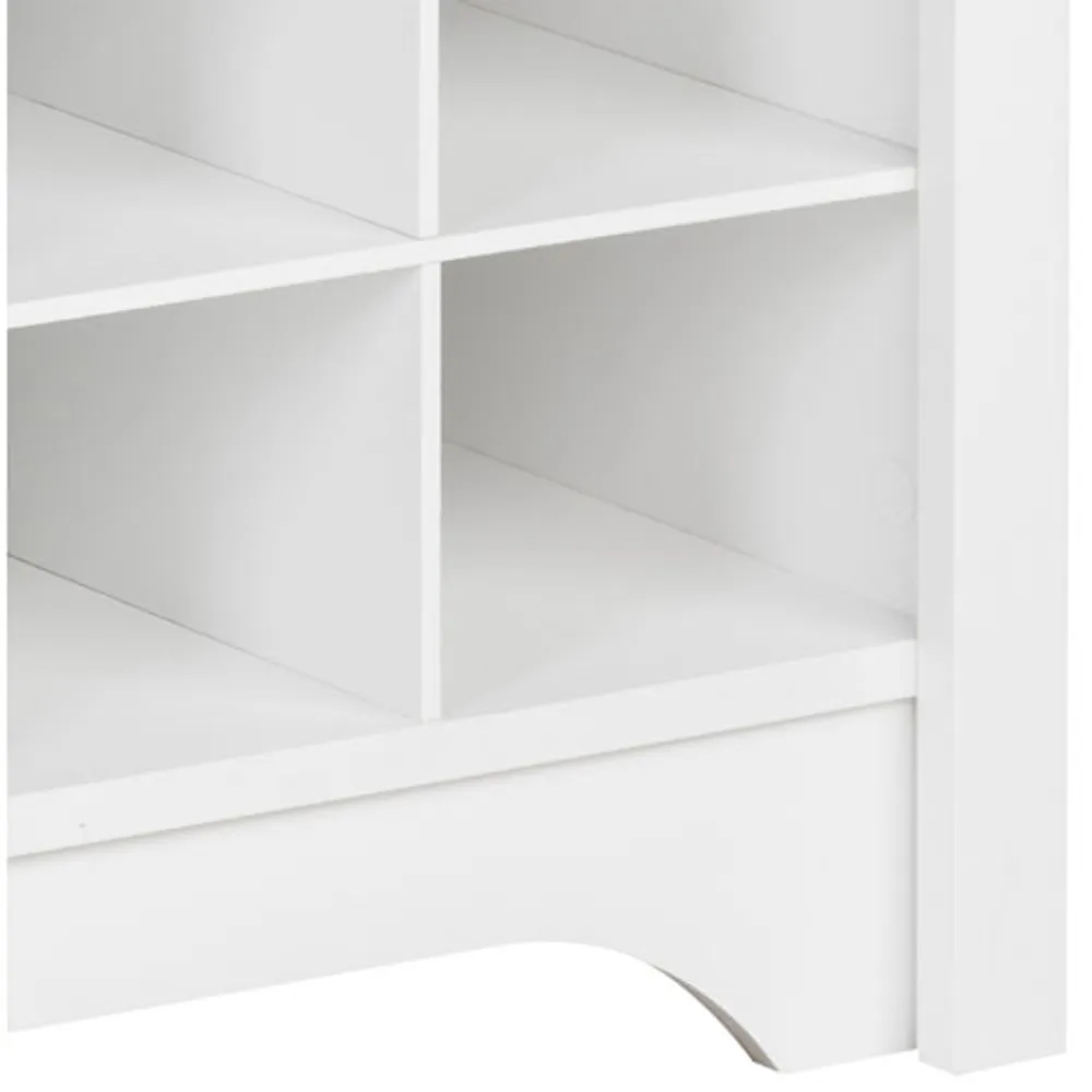 Modern 32-Cubby Shoe Storage Console