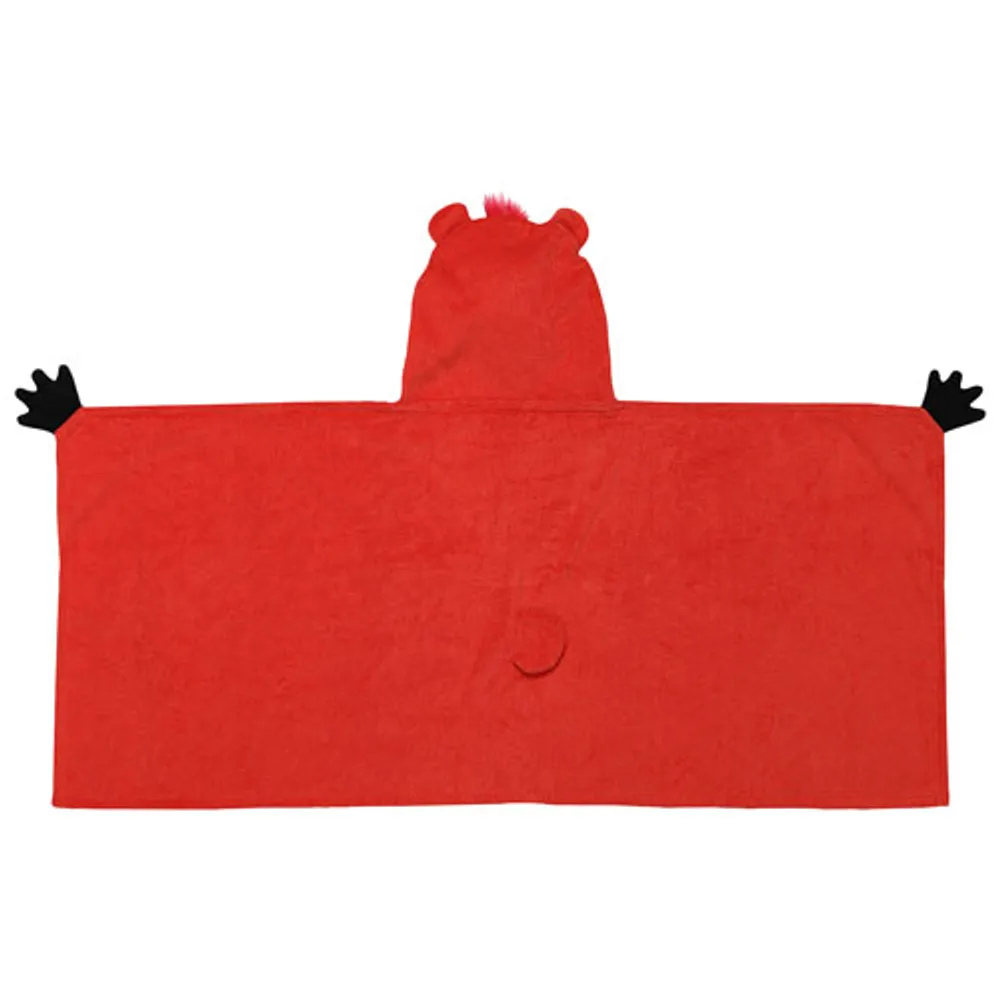 Zoocchini Kids Plush Terry Hooded Towel - 2 Years+ - Bear