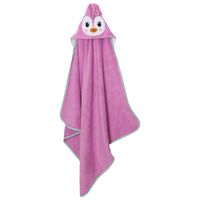Zoocchini Kids Plush Terry Hooded Bath Towel - 0 to 18 Months