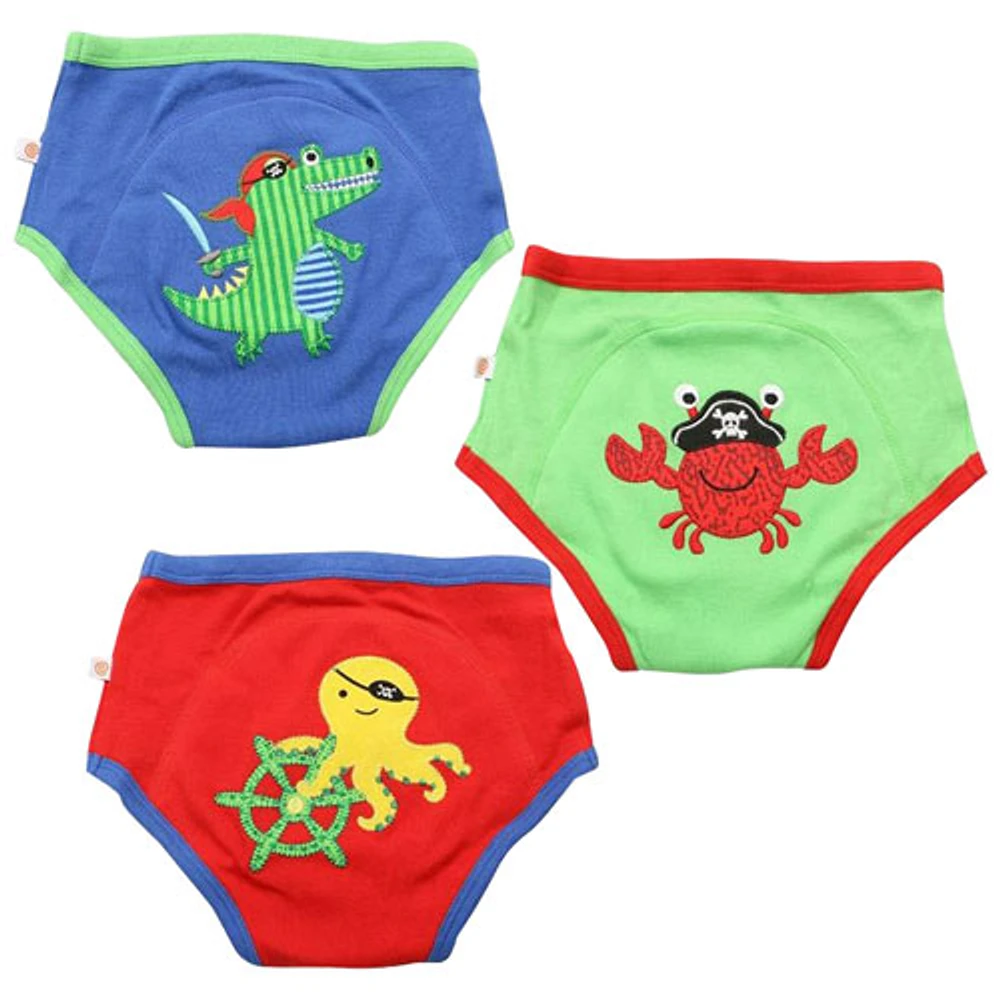 Zoocchini Organic Cotton Potty Training Pants - Pirate Pals - 2T/3T