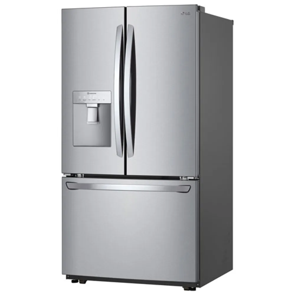 LG 36" 29 Cu. Ft. French Door Refrigerator with Water Dispenser (LRFWS2906S) - Stainless Steel