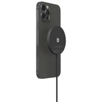 Chargeur sans fil de 15 W avec MagSafe snap+ de mophie - Noir
