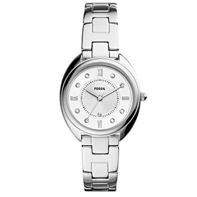 Fossil Women's Scarlette Micro Quartz Watch with Stainless Steel Strap, Silver ES5039