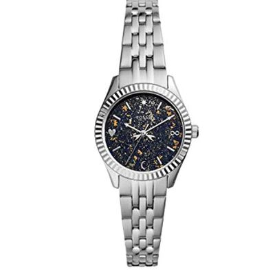 Fossil Women's Scarlette Mini Quartz Watch with Stainless Steel Strap, Silver ES5061