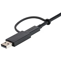 StarTech 1m (3.28 ft.) USB-C to USB-C Cable with USB-A Adapter Dongle (USBCCADP)