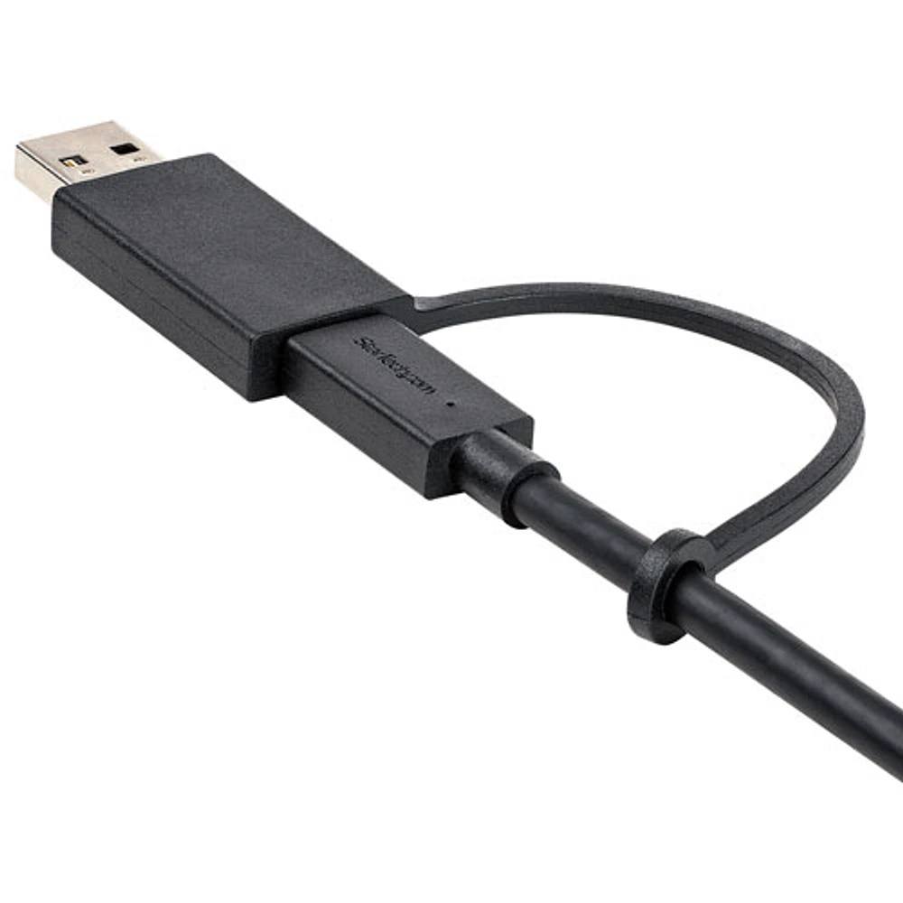 Câble USB-C à USB-C de 1 m (3,28 pi) de StarTech avec adaptateur USB-A (USBCCADP)