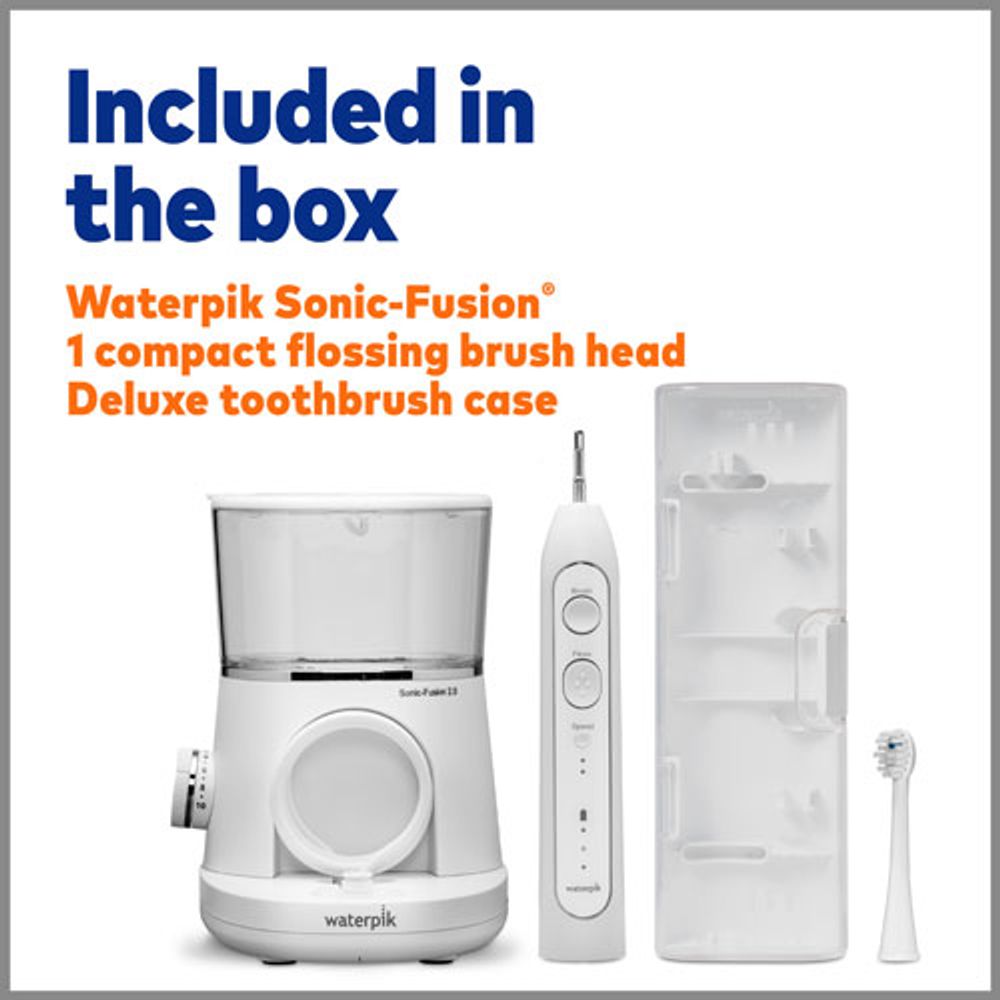 Waterpik SonicFusion 2.0 Electric Flossing Toothbrush (SF-03C010-1)