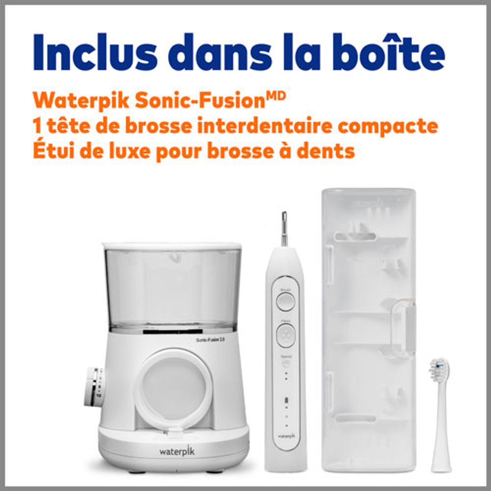 Waterpik SonicFusion 2.0 Electric Flossing Toothbrush (SF-03C010-1)