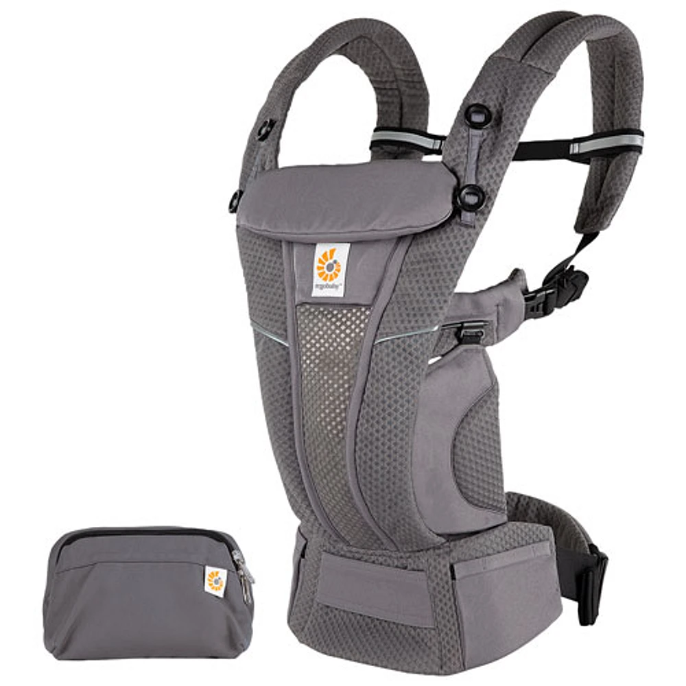 Porte-bébé à quatre positions Omni Breeze d'Ergobaby - Gris graphite
