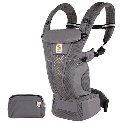 Porte-bébé à quatre positions Omni Breeze d'Ergobaby - Gris graphite