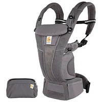 Porte-bébé à quatre positions Omni Breeze d'Ergobaby - Gris graphite