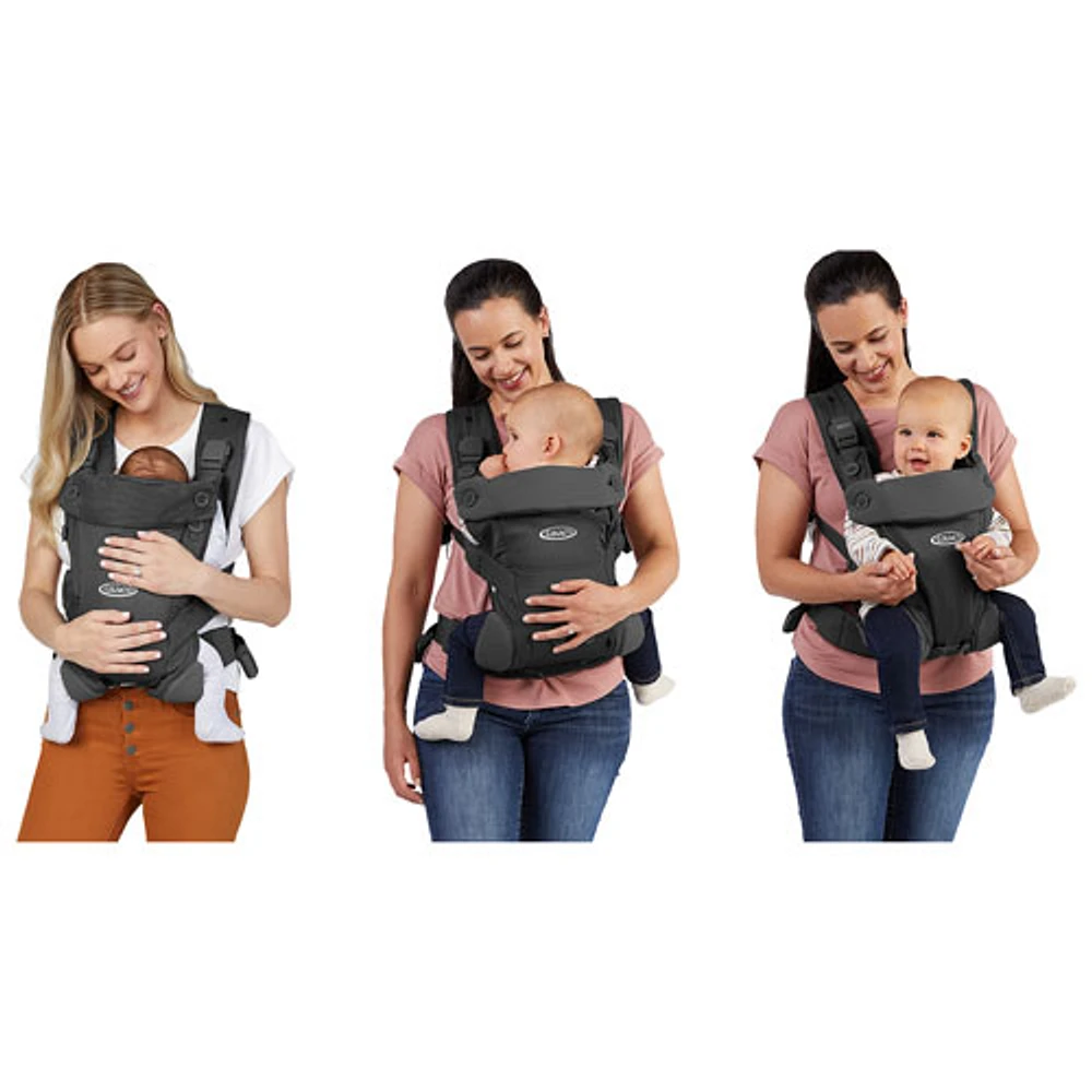 Graco Cradle Me Lite Three Position Baby Carrier - Charcoal Grey